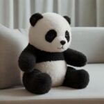 Plush Panda Stuffed Animal - Soft Emotional Support Toy for Anxiety Relief, Cuddle Comfort Weight, Washable for Kids and Adults, for Stress Relief - Image 5
