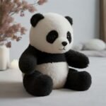 Plush Panda Stuffed Animal - Soft Emotional Support Toy for Anxiety Relief, Cuddle Comfort Weight, Washable for Kids and Adults, for Stress Relief - Image 6