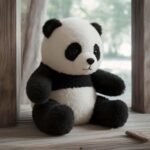Plush Panda Stuffed Animal - Soft Emotional Support Toy for Anxiety Relief, Cuddle Comfort Weight, Washable for Kids and Adults, for Stress Relief - Image 7
