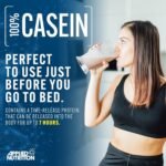 Applied Nutrition Casein Protein Powder - Micellar Casein Supplement, Slow Release Protein (1.8kg - 60 Servings) (Strawberry Cream) - Image 3