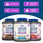 Applied Nutrition Casein Protein Powder - Micellar Casein Supplement, Slow Release Protein (1.8kg - 60 Servings) (Strawberry Cream) - Image 4