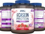 Applied Nutrition Casein Protein Powder - Micellar Casein Supplement, Slow Release Protein (1.8kg - 60 Servings) (Strawberry Cream) - Image 6