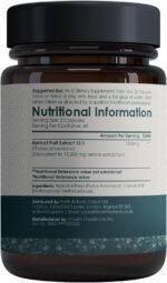 Apricot Extract Powder 1000mg- 120 Veg Capsules (Non-GMO, Gluten Free, No Additives)-45 Days Supply - Image 3