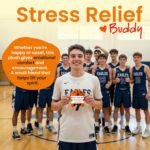 Crochet Basketball, Handmade Emotional Support Plush for Stress Relief, Positive Anxiety Relief Gift and Desk Decor for Men, Boys and Teens - Image 4