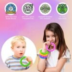 4pcs Sensory Texture Bracelets For Kids And Adult Silicone Wristband Toy For Stress Management And All Age Relaxation Sensory Texture Toy - Image 6
