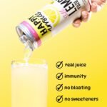Happy Inside Gut Health Juice – Lemon, Yuzu & Ginger | No Added Sugar, High in Prebiotic Fibre, Vitamin C | Vegan (12 x 250ml) - Image 5