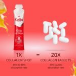 Kollo Premium Marine Liquid Collagen, 10,000 mg with Hyaluronic Acid, 14 x 10000mg Hydrolysed Collagen Peptides Sachets, Liquid Collagen Supplements Vitamins B & C, Informed Sport Certified - Image 6