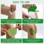 48Pcs Knee Pain Relief Patches, Herbal Knee Patches for Pain Relief, Natural Wormwood Relief Patch Plaster for Arthritis, Relieves Muscle Soreness in Knee, Neck, Shoulder, Joint - Image 5