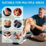 48Pcs Knee Pain Relief Patches, Herbal Knee Patches for Pain Relief, Natural Wormwood Relief Patch Plaster for Arthritis, Relieves Muscle Soreness in Knee, Neck, Shoulder, Joint - Image 8