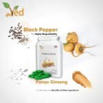 Ved Organic Maca Root Black, Red, Yellow 1505 mg per Serving 60 Capsules Peruvian Maca Root Gelatinized 100% Pure Non-GMO Supports Reproductive Health Natural Energizer (30 Days Supply). - Image 4