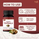 Triphala 120 Tablets | Amla, Haritaki & Bibhitaki | 1200mg per Serving | Organic and Natural | USDA Certified 120tab - Pack of 2 - Image 3