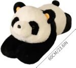 Weighted Stuffed Animal Panda - 60cm Anxiety Relief Plush Toy for Kids & Adults, Soft Hugging Pillow for Sleep Support & Stress, Comfort Cuddle Toy for Home Office Car ﻿ (Black) - Image 4