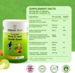 Vegan Joint Support – 60 Capsules with Calcium, Magnesium, Zinc, Vitamin D3, K2 & Turmeric – Multivitamin for Bone Strength, Muscle Function, Mobility & Flexibility – Men & Women - Image 3