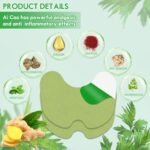 60 Pcs Pain Relief Patches Knee Pain Relief Patch, Wormwood Herbal Knee Patch for Arthritis in Knee, Muscle & Back Pains Relief - Image 5