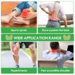 60 Pcs Pain Relief Patches Knee Pain Relief Patch, Wormwood Herbal Knee Patch for Arthritis in Knee, Muscle & Back Pains Relief - Image 7