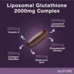 Liposomal Glutathione Supplement - 2000mg Complex Per Serving with Vitamin C, Collagen, Hyaluronic Acid & Phosphatidyl Choline | 60 Softgels - 1 Month Supply | Non-GMO & Third-Party Tested - Image 5