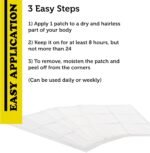 OmniCo Vitamin D3, K2 & Calcium Topical Patches, 30 Pack, 3cm x 3cm Water Resistant Vitamin Patches, Can Help Support Mood, Energy & Bone Health, 7 Month Supply - Image 6