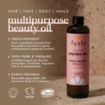 Fushi Organic Jojoba Oil 100 ml | Fresh-Pressed| Rich in Vitamin E | Best for Skin Cleansing, Dry Skin & Dry Hair | Hypoallergenic Oil | Ethical & Vegan Society Approved | Manufactured in the UK - Image 4