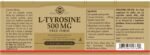 Solgar L-Tyrosine 500mg - Amino Acid - Blood & Nervous System Tissues - Vegan - 50 Vegetable Capsules, Brown, (Pack of 1) - Image 3