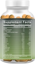 Herbal Beauty & Glow Gummies, 100% Halal, Skin Brightening, Promotes Healthy Skin, Hair and Nails, for Men and Women.,60 Gummies M&B Ltd. - Image 4