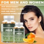 Herbal Beauty & Glow Gummies, 100% Halal, Skin Brightening, Promotes Healthy Skin, Hair and Nails, for Men and Women.,60 Gummies M&B Ltd. - Image 6