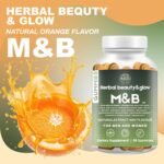 Herbal Beauty & Glow Gummies, 100% Halal, Skin Brightening, Promotes Healthy Skin, Hair and Nails, for Men and Women.,60 Gummies M&B Ltd. - Image 7