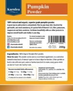 Pumpkin Powder for dogs | 100% Pure Dog Food Topper | For Gut Health, Fibre, Healthy Stools, Prebiotic, Scooting | 200g - Image 3