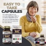 NAC N-Acetyl-Cysteine 600mg L-Cysteine Vegan Supplement | 90 Capsules Pure NAC N-Acetylcysteine Cysteine | Glutathione Support Antioxidant | UK Made Clean Veggie Pills - Image 5