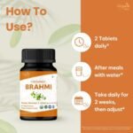 BRAHMI 120 Tablets | Bacopa Monnieri (Brahmi) | USDA Organic Certified | Organic and Natural - Pack of 3 - Image 4
