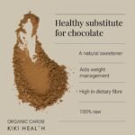KIKI Health Organic RAW Carob Powder | Non GMO Gluten-Free Vegan Powder | Antioxidant Rich Superfood Perfect Chocolate Flavour Powder to Support Digestion | Antioxidant | Caffeine-Free - 185g - Image 3