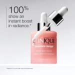 Clinique Moisture Surge Active Glow Serum With 5% Lactic Acid, Vitamin C + Hyaluronic Acid, Hydrating, Lightweight + Oil-Free Serum - Image 3