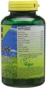 Health Plus SuperGreens Powder : Superfood General Health & Well-Being Supplement : 150g - Image 3