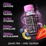 Applied Nutrition ABE Pre Workout Shot - All Black Everything Pre Workout Energy Shots, Physical Performance with Citrulline, Beta Alanine, Caffeine (Box 12 Units x 60ml) (Fruit Candy) - Image 3