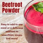 Beetroot Powder 16 oz | 100% Pure Raw Red Beetroot Superfood for Drinks, Juice, Recipes| Vegan, Non GMO, Gluten Free. - Image 4