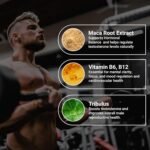 StalliunX - Men's Wellness Gummies for Energy & Vitality, with L-Arginine, Maca & Ashwagandha, Made in The UK, GMP Certified, 60 Gummies - Image 4