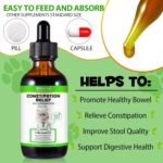 Cats Constipation Relief Supplements Liquid Drops With 6 Probiotics Support Digestive Health & Gut Health,Improve Immunity,60ml Grilled Chicken Flavor - Image 5