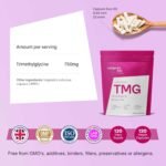 TMG 750mg – 120 Capsules | 99% Pure Trimethylglycine (Betaine) | Supports DNA Methylation, Liver & Heart Health | Vegan, Non-GMO - Image 4