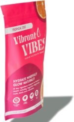 Vibrant Vibes Electrolyte Powder for Women – Clean Daily Hydration | Zero Sugar, Magnesium, B-Complex & C Vitamins | Vegan Electrolytes | 40 Servings – Tropical Zest Flavour - Image 4