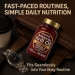 Krill Oil 2000mg with Omega-3 EPA & DHA + Natural Astaxanthin | High-Purity Antarctic Source | Supports Daily Antioxidant & Nutrition Needs | 120 Softgels - Image 5