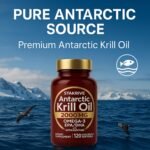 Krill Oil 2000mg with Omega-3 EPA & DHA + Natural Astaxanthin | High-Purity Antarctic Source | Supports Daily Antioxidant & Nutrition Needs | 120 Softgels - Image 7