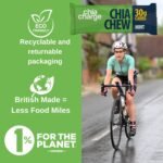 Chia Charge High Energy Chews for Running, Cycling, Hiking, Fitness, and Sports, Gel and Drink Alternative with Pink Himalayan Salt and Milled Chia Seeds, 30g Carbs (Mint, 12 Pack) - Image 7