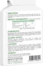 Saccharomyces Boulardii Probiotic (5 Billion CFU per Capsule) 90 Capsules - Advance Probiotics Supplement with Added Olive Leaf Extract, Vitamin D3 & Biotin - Vegetarian Friendly - Image 3