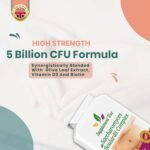 Saccharomyces Boulardii Probiotic (5 Billion CFU per Capsule) 90 Capsules - Advance Probiotics Supplement with Added Olive Leaf Extract, Vitamin D3 & Biotin - Vegetarian Friendly - Image 5