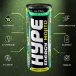 Hype Energy MOJITO Mint & Lime Energy Drink - 24x250ml | Caffeine Content, Taurine & 5 x B-Vitamins | Vegan and Gluten Free | An Exquisite Blend of Exotic Mint & Lime with a Power Punch of Energy - Image 3