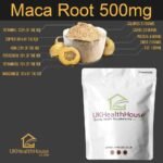UKHealthHouse Maca Root Extract - 500mg x 500 Tablets - High Strength - Vegan Supplement - Maca Root Powder Tablets for Men and Women - Image 4