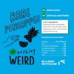 Dalston's Sparkling Pineapple Soda (24 x 330ml) - Real Pressed Pineapple & Sparkling Water - 49 Kcal - No Added Sugar - No Artificial Sweeteners - Healthy Alternative - Low Calorie - Vegan - Image 6