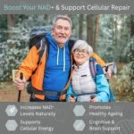 NAD+ Supplement | 1200MG | 120 Capsules | Increase NAD Levels | Enhance Anti Aging Effects | Increase Energy Levels | Improve Sleep Quality | Vegan & Gluten Free - Image 6