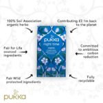 Pukka Turmeric Active, Organic Herbal Tea with Ginger & Galangal (4 Pack, 80 Total Tea bags) & Night Time, Organic Herbal Sleep Tea (4 Pack, Total 80 Tea Bags) - Image 7