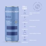 MEDAHUMAN CBD Still Drink Mixed Pack – Night (Sour Cherry & Hibiscus) & Relax (Chamomile & Black Tea) with Ashwagandha, Valerian Root, L-Theanine, Magnesium & D3 | Anxiety Relief Drink – 12 x 250ml - Image 4