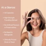 Probio7 Boulardii Max | Targeted Travel Gut Support | Saccharomyces Boulardii Supplement for Gut Repair & Digestive Health | 10 Billion CFU, Probiotics for Gut Health Support - 40 Capsules - Image 6